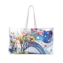 Personalised/Non-Personalised Weekender Bag, Australian, Sydney Harbour Bridge,  - £37.79 GBP