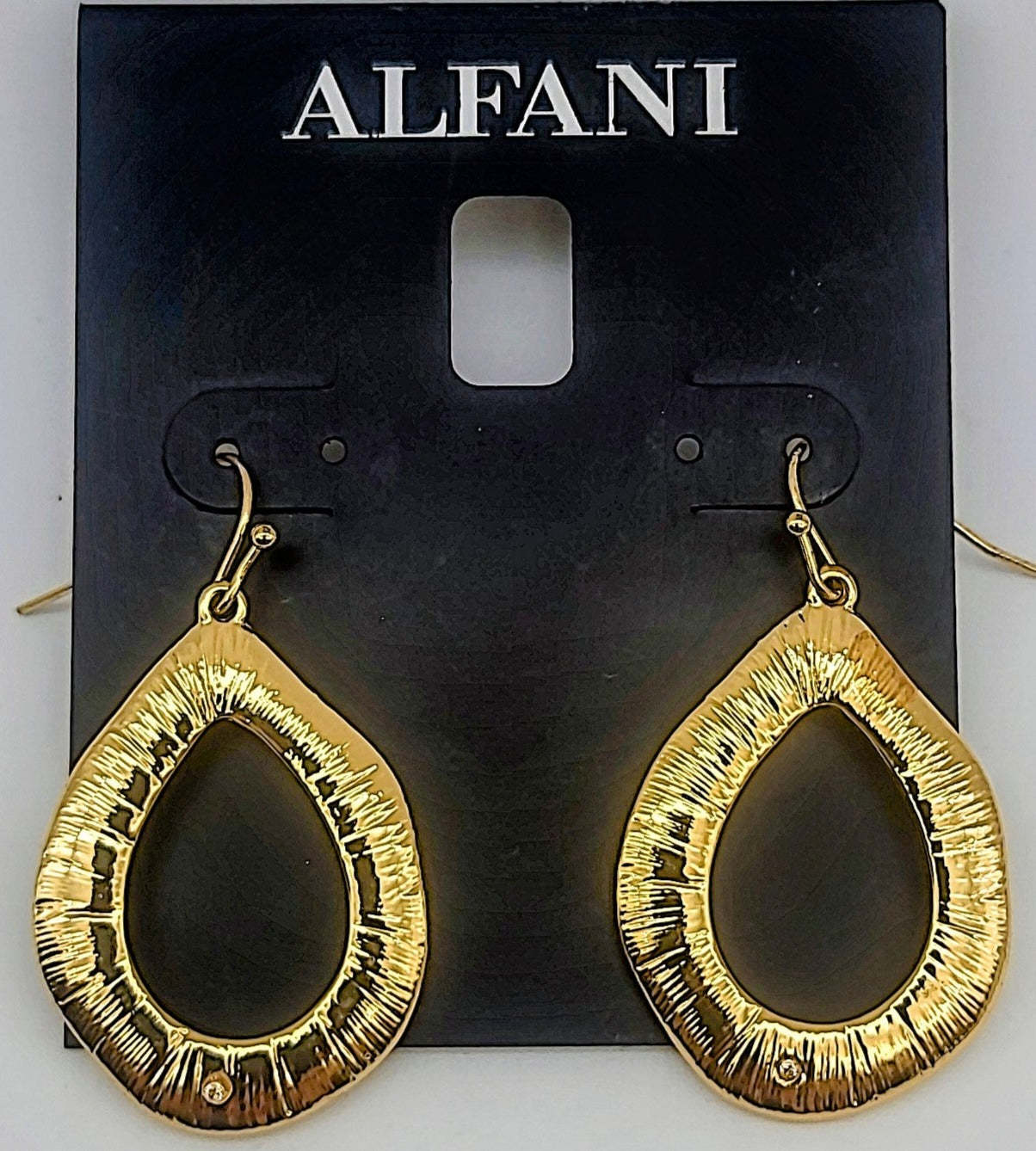 Alfani Gold Tone Oval Hoop Earrings - $18.00