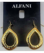 Alfani Gold Tone Oval Hoop Earrings - £14.09 GBP