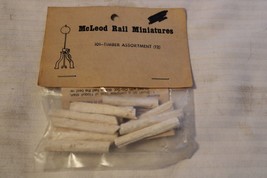 HO Scale McLeod Rail Miniatures, Package of 12 Timber Pieces, Assorted BNOS - £15.17 GBP