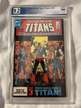 Tales Of The Teen Titans #44, Pgx 9.2, Origin Deathstroke, 1st App. Jericho - £110.52 GBP