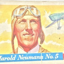 Harold Neumann Stunt Pilot Early Aviation Airplane Vintage Card - $9.95