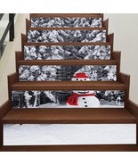 3D Christmas Snowman Stair Stickers Decals-13 Pcs/Set Snowman Stair Risers - $528.17 MXN