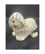 Artesania Rinconada Old English Sheep Dog Figurine Signed, Uruguay  Beau... - $19.54 CAD