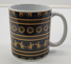 C) Christmas Holiday Peppermint Festive Bells Coffee Tea Drinking Mug - $5.93