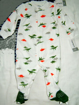 Carter&#39;s Baby Boy Blanket Sleeper Dinosaurs 6M 6 Month - $6.00