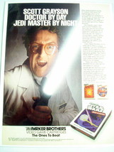 1983 Color Ad Parker Brothers Star Wars Jedi Arena Video Game for the Atari 2600 - £6.28 GBP