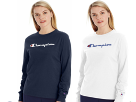 Champion Women&#39;s Long-Sleeve Tee T-Shirt, - £17.32 GBP