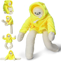 16 Inch Banana Doll Plush Stuffed Man Toy with Magnet, Funny Changeable - £7.38 GBP