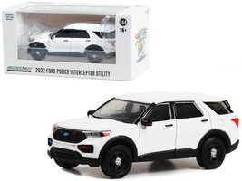 2022 Ford Police Interceptor Utility White Hot Pursuit Hobby Exclusive Series 1/ - £14.71 GBP