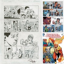 Gerry Conway Firestorm Legends of Tomorrow #1 Pg 12 Original Art Eduardo Pansica - £84.24 GBP