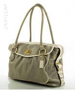 GORGEOUS EXTRA LARGE TAUPE COACH ADDISON SPECTATOR BUSINESS SATCHEL! - $246.51