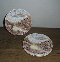 Johnson Brothers Olde English Countryside Dessert Bread Plates 6 1/4&quot; Se... - £15.53 GBP