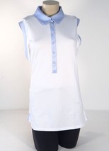 Adidas Golf Puremotion White Sleeveless Polo Shirt Women&#39;s  NWT - £62.53 GBP