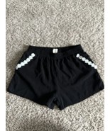 One Step Up Girls Black Sunflower Detail Pocket Shorts Pull Up Size Large - $6.84 CAD
