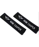 Mini Cooper Embroidered Logo Car Seat Belt Cover Seatbelt Shoulder Pad 2... - £10.38 GBP