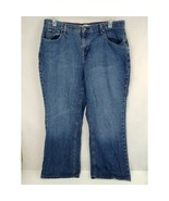 Tommy Hilfiger Womens Distressed Classic Fit Medium Wash Bootcut Jeans S... - $329.21 MXN