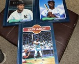 (3) Baseball Related Hardcover Books Gehrig,Robinson &amp; Aaron - $11.88