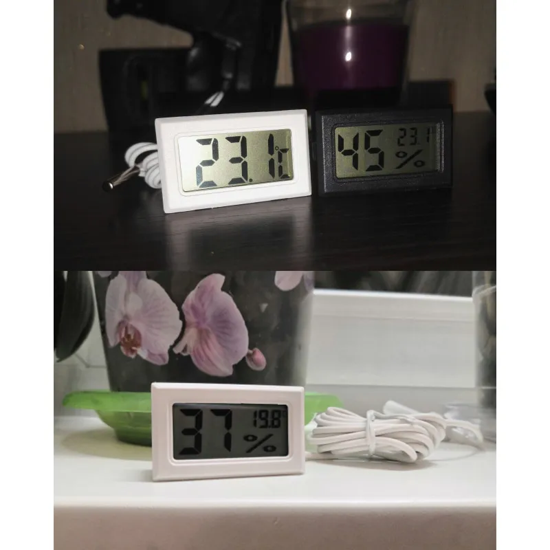 House Home Mini Digital Humidity Meter Thermometer Hygrometer Sensor Gauge LCD T - £19.57 GBP