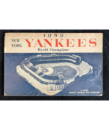 1959 NY Yankees vs Washington Program &amp; Scorecard - Mantle Berra Killebrew - £28.03 GBP