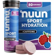 Nuun, Electrolyte Drink Tabs Energy Wild Berry, 8 Count, 1.9 Ounce - $34.64