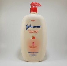 Johnson&#39;s Honey Apple Baby Moisture Wash with PUMP Bottle 28 oz Deadstock - $31.68