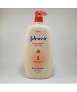 Johnson&#39;s Honey Apple Baby Moisture Wash with PUMP Bottle 28 oz Deadstock - £23.98 GBP