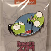 Invader Zim Working Out Enamel Pin Official Nickelodeon Collectible Badge - $15.43