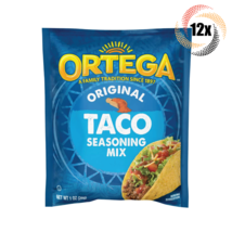 12x Packs Ortega Original Taco Fat Free Seasoning Mix | 1oz | Fast Shipping - £23.85 GBP