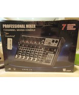 Depusheng Professional Audio Mixer  7-Channel Mixing Console 16 DSP - $94.89 CAD