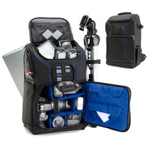 Usa Gear Al Slr Camera Backpack With Laptop Compartment (Blue) - £93.03 GBP