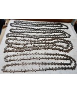 4x Used Mix Lot Chainsaw Chains Around 3ft Long You Sharpen & Resale Or Use 5N - $25.99