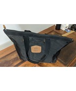 Vintage JORDACHE &quot;THE PONY&quot; Nylon Canvas Leather Trim Tote Bag DFA NATURALS - $428.38 MXN
