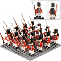 New 16Pcs Napoleonic Wars Britain Army The British Fusilier Soldiers Minifigures - £54.97 GBP