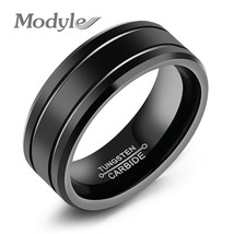 Ashion black tungsten ring for men tungsten wedding ring jewelry fashion men s big ring thumb200