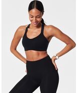Spanx 50475R Medium Impact Sports Bra SZ XL Black - $43.56