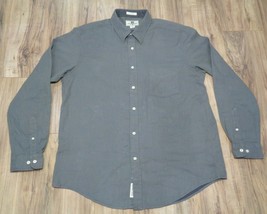 Club Room Size XXL 2XL Arctic Grey Cotton New Mens Button Down Fitted Shirt - £53.35 GBP