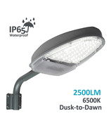 144Led Street Light Commercial Outdoor Ip65 Area Security Road Lamp 2500Lm - £66.49 GBP