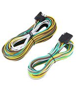 Serlainxin Trailer Wiring Harness Kit 36ft 4-Wire 4-Pin Connector Complete - $82.90 MXN
