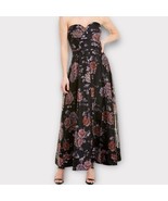 NWT KEEPSAKE THE LABEL Atomic Strapless A-line Long Maxi Dress Floral Si... - $109.00