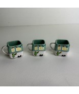 TAG RV Camper Mini Mugs 2” Tall 2 oz Ceramic Set Of 3 - $29.69