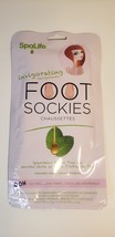 NEW Spa Life Invigorating Spearmint &amp; Tea Tree Oil Foot Sockies - $2.49