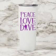 Peace Love Dave Dave Matthews Band Dmb Vinyl Decal Car Window Tumbler Glass Cup - £5.99 GBP