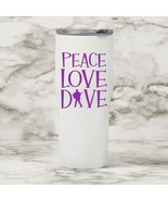 PEACE LOVE DAVE Dave Matthews Band DMB Vinyl Decal Car Window Tumbler Gl... - £5.90 GBP