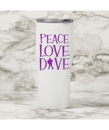 PEACE LOVE DAVE Dave Matthews Band DMB Vinyl Decal Car Window Tumbler Gl... - $10.29 CAD