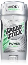 Mennen Speed Stick Deodorant 3 Ounce Power Fresh (88ml) (3 Pack) - £25.47 GBP