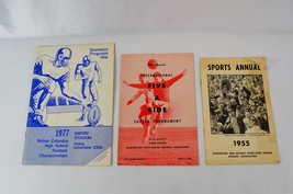 BC Football Soccer Programs British Columbia 1950s 70s Empire Stadium Seattle - £14.79 GBP