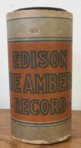 Vtg Antique Edison Blue Amberol Phonograph Cylinder Record 3509 Feb1917 - $299.99
