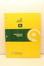John Deere 160 Draper Platform Operator Manual OME81678 E1 Replaces OMW38918 B8 - £8.45 GBP