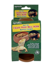Komodo Smart Dish, Escape Proof Meal Worm Reptile Feeder Bowl - $5.95